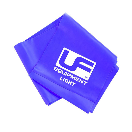 Urban Fitness Resistance Band 1.5m from UFE, flexible elastic exercise band laid out flat on a white background.