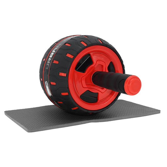 Urban Fitness Rebound Ab Wheel for core workouts, featuring a compact design and comfortable grip handles.