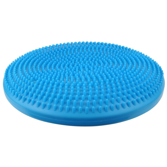 Urban Fitness Stability Cushion and Pump for balancing exercises, featuring a blue stability cushion and a hand pump.