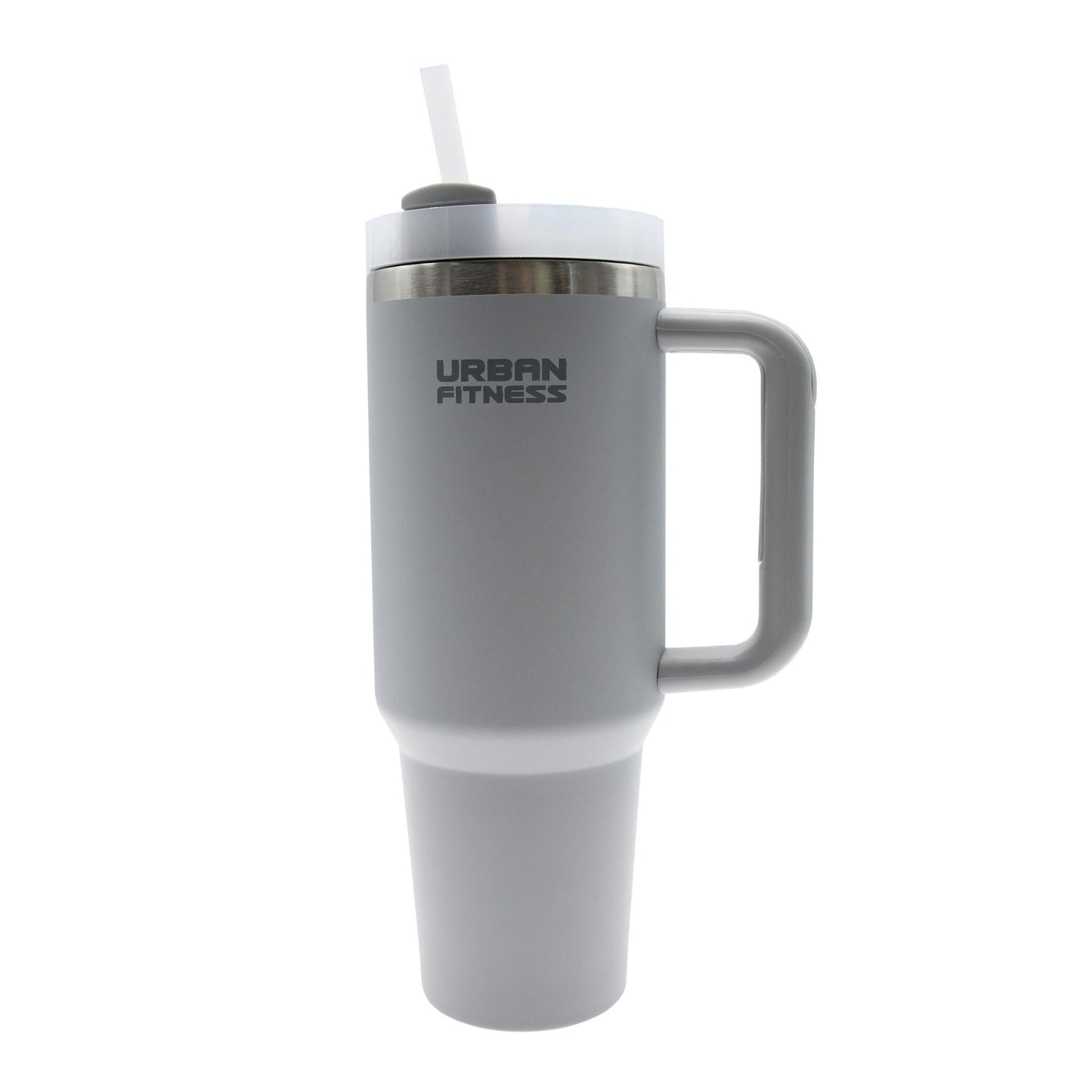 UFE Urban Fitness VitalSip 1200ml stainless steel water bottle with a black lid and sleek design for sports and active use