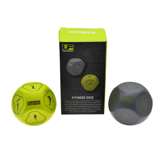 Urban Fitness Fitness Dice from UFE, sporting goods with colorful numbered dice for workout challenges and fitness games.
