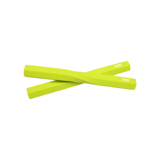 UFE Urban Fitness Twist & Flex Resistance Bar for strength training and exercise, shown in black with textured grips.