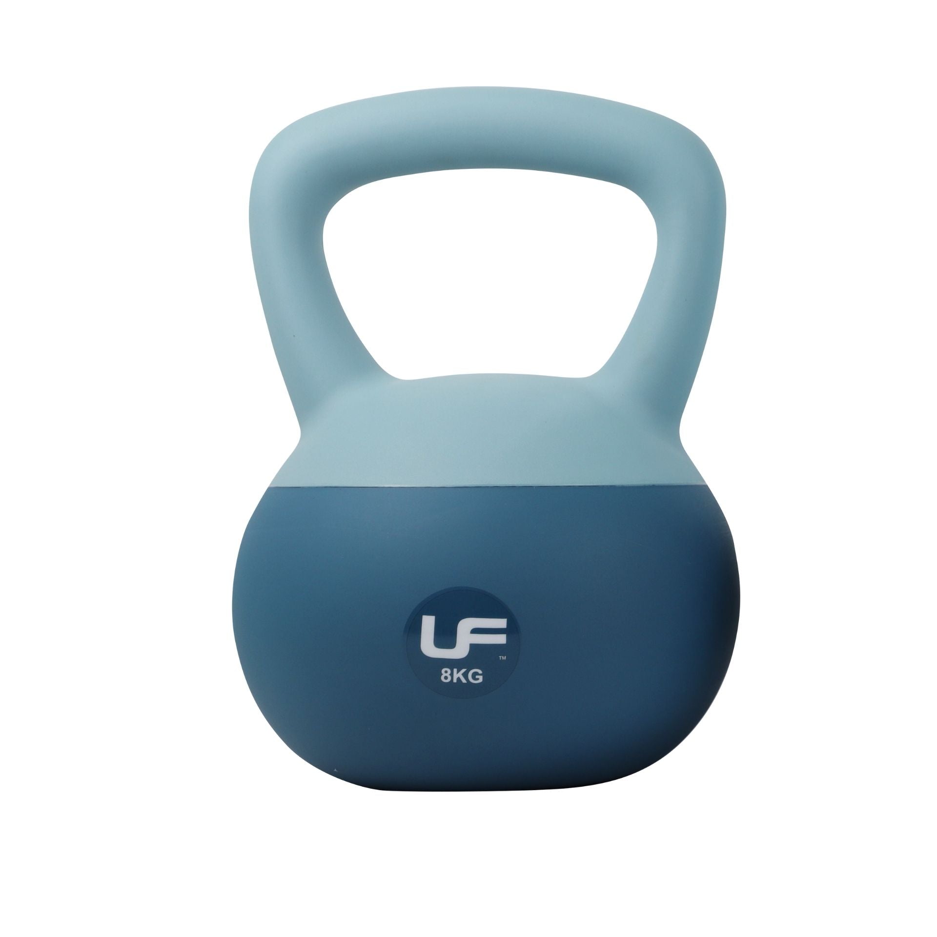 Urban Fitness Dual Soft Kettlebell for strength training, showing the black and red soft kettlebell with handles.