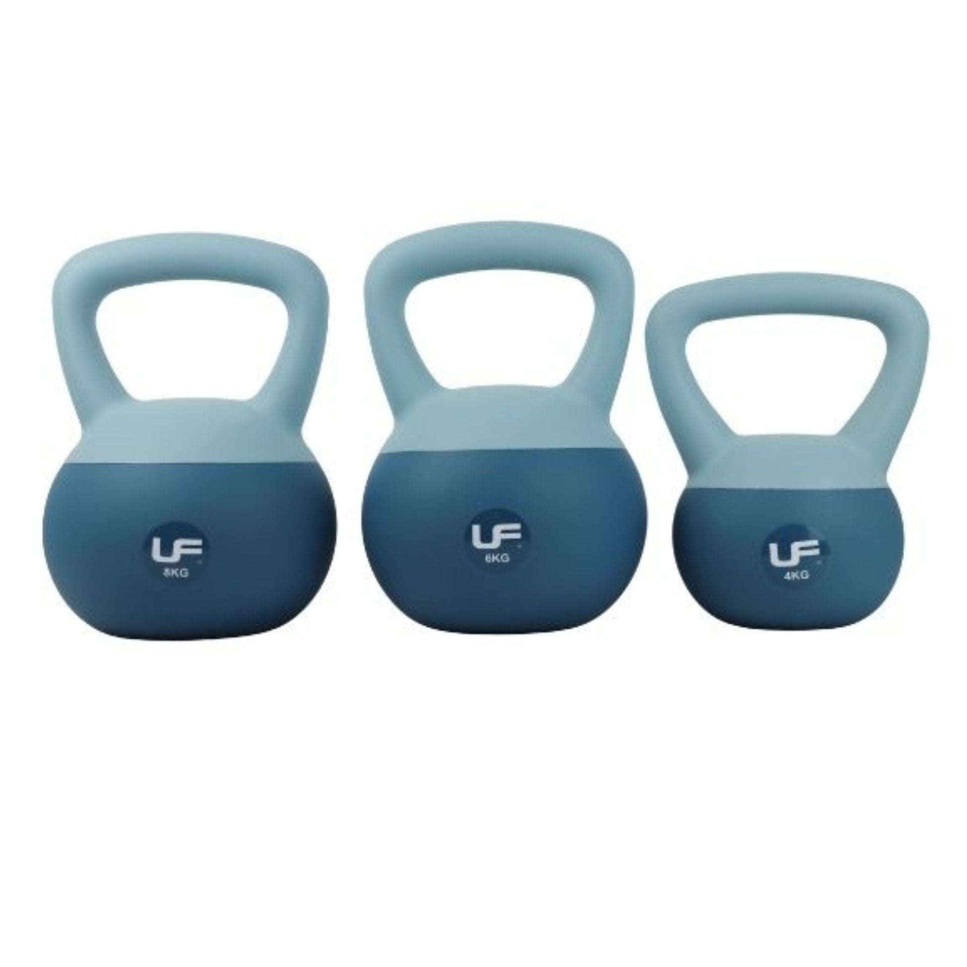 Urban Fitness Dual Soft Kettlebell for strength training, featuring a soft, durable exterior and ergonomic handle.