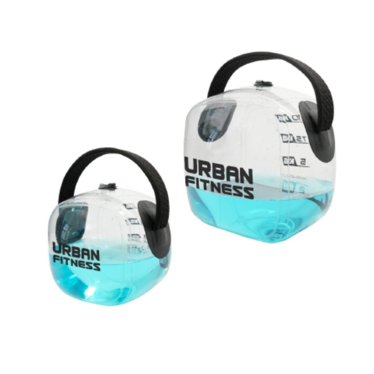 Urban Fitness Hydro Inertia Kettlebell for strength training, featuring a durable design and ergonomic handle for effective workouts.