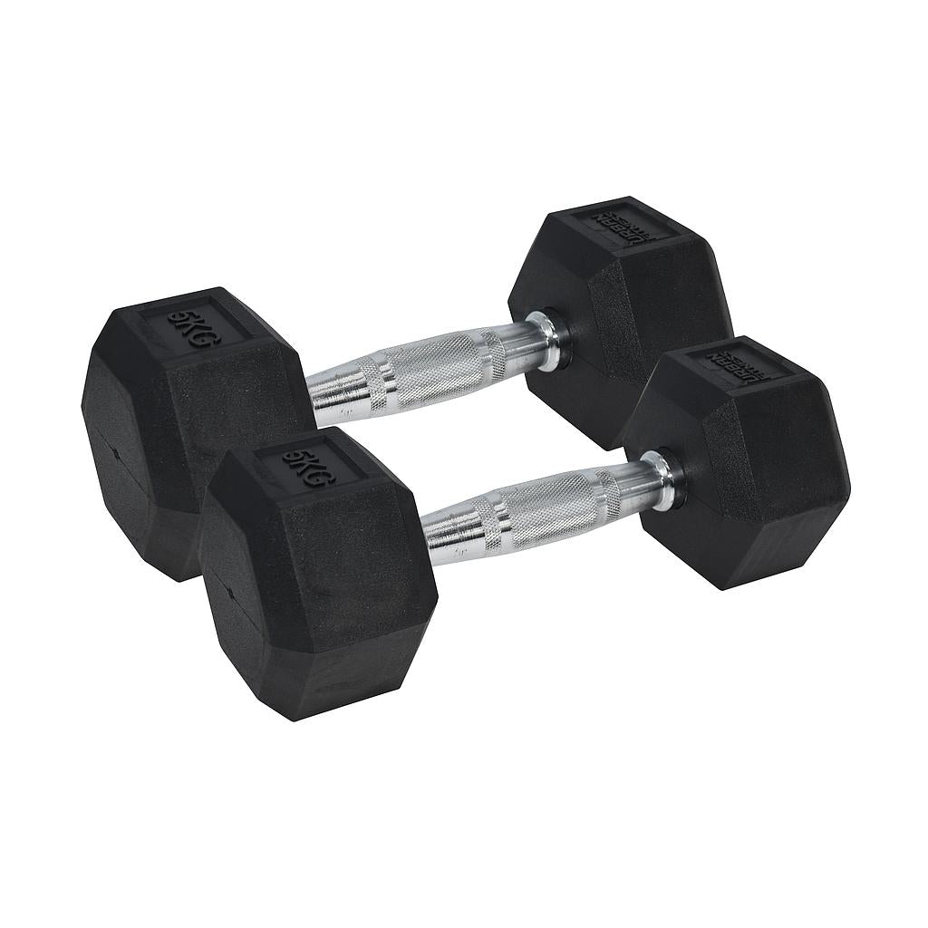 Urban Fitness PRO Hex Dumbbell - Rubber Coated Pair