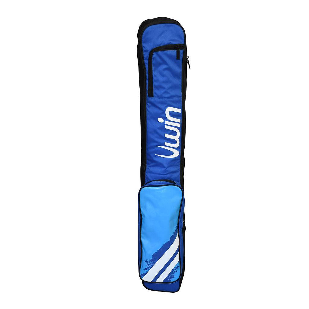 Uwin hockey bag for sporting goods, featuring a durable black design with multiple compartments and adjustable shoulder straps.