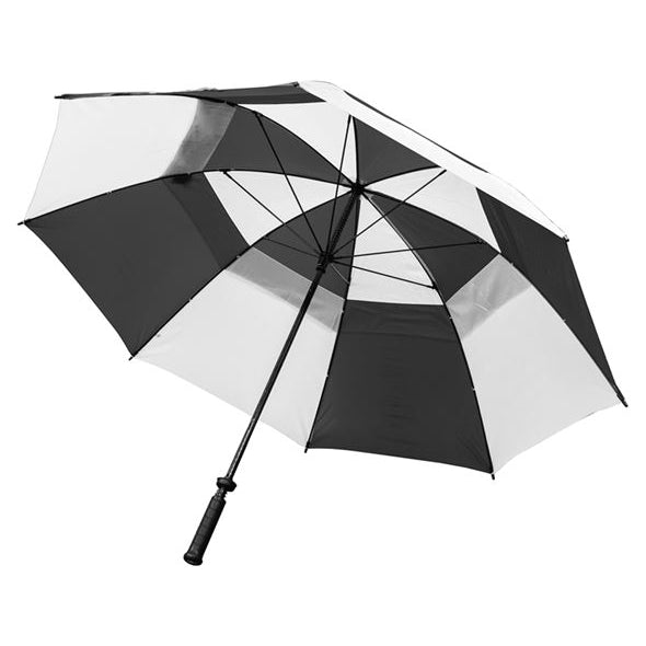 Longridge 60-inch windproof dual canopy golf umbrella with sturdy frame and large canopy for protection during golf games