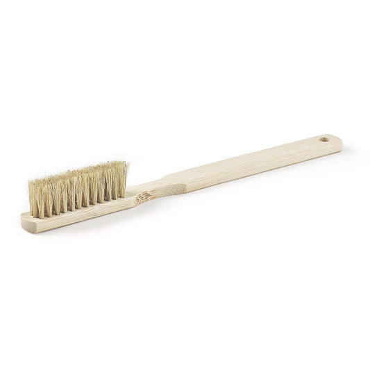 Ultimate Performance climbing brush with wooden handle and bristles for grip cleaning in sporting goods.