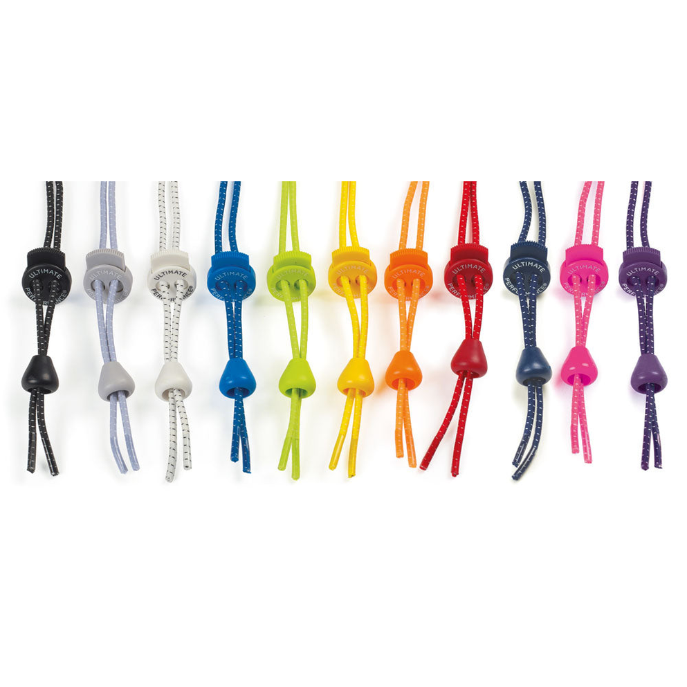 Ultimate Elastic No-Tie Shoelaces with Lock - Reflective 118cm