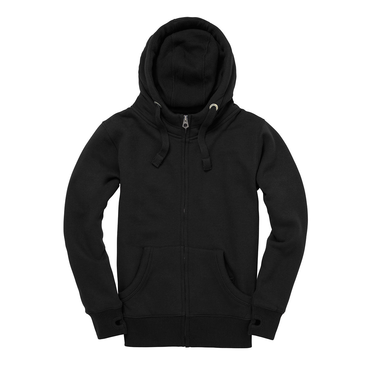 Black  Pullover  Hoodie Ultra Premium W29PF Peach Finish 330GSM XS to 2XL