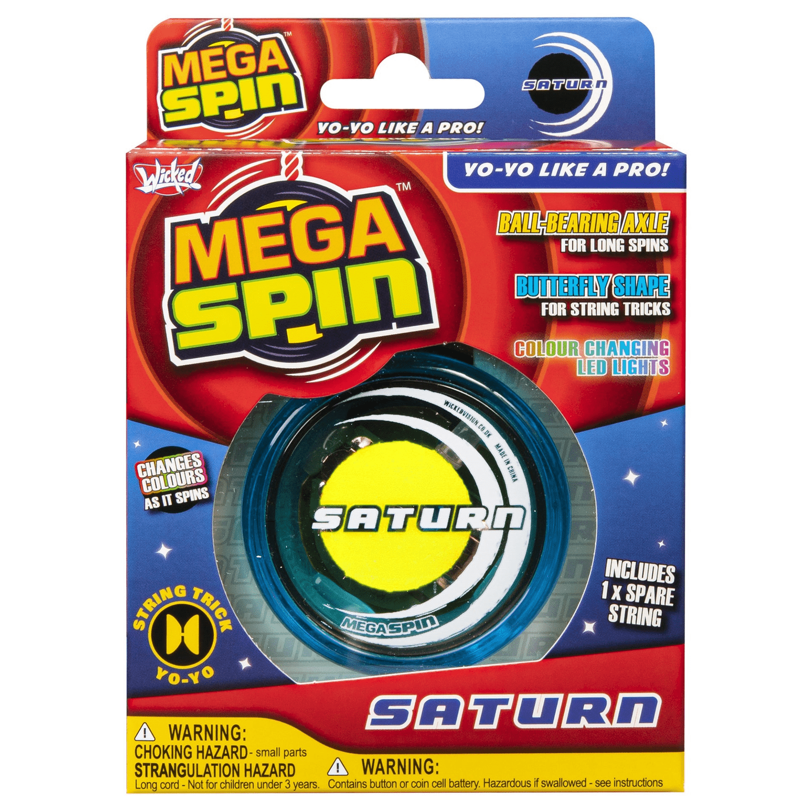 Wicked Mega Spin Saturn Yo-Yo