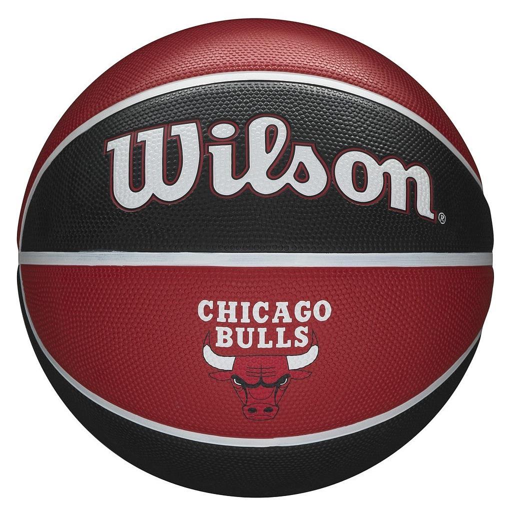 Wilson NBA team tribute basketball with team logo and signature design, sporting goods basketball for basketball fans and players.