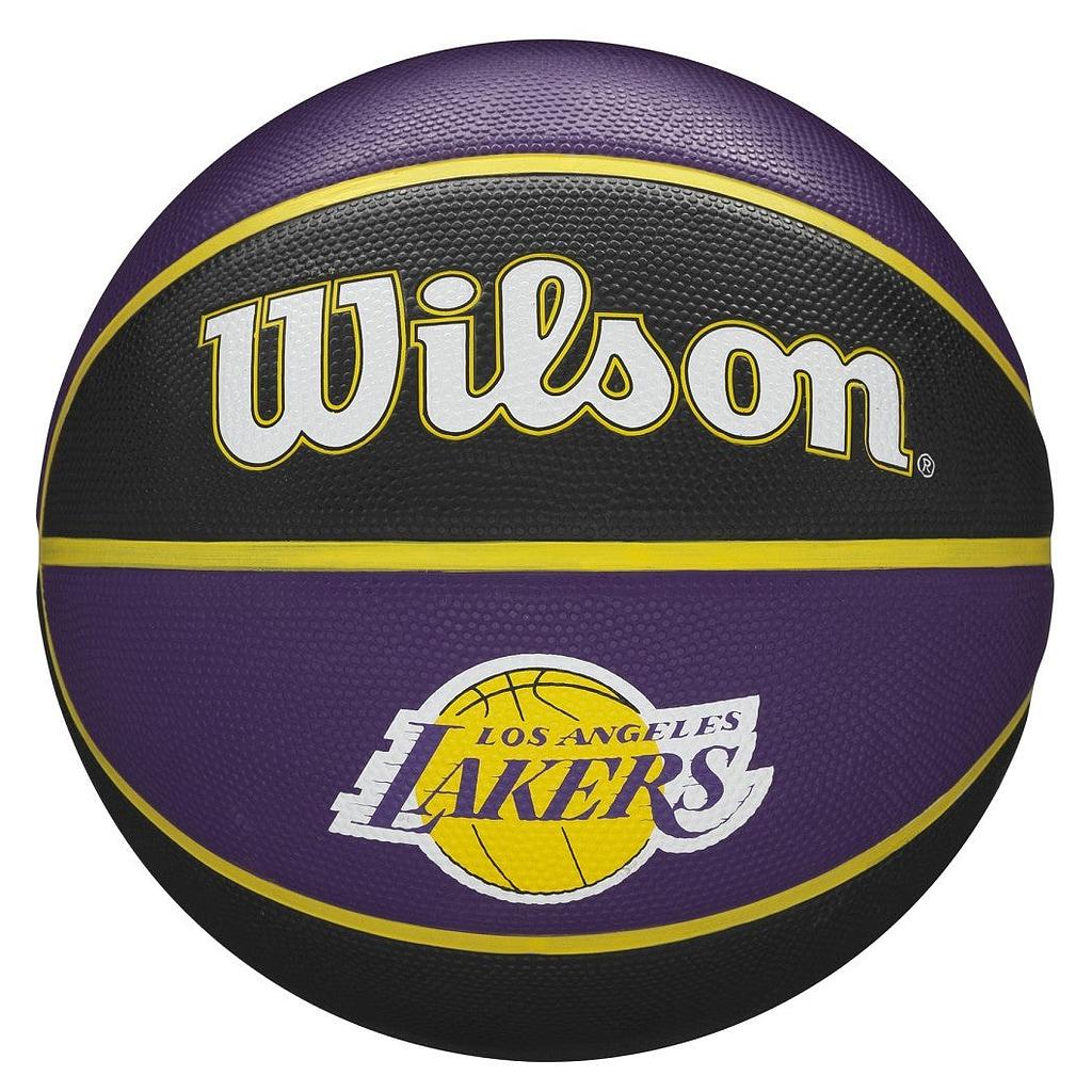 Wilson NBA Team Tribute Basketball showing the official team logo and vibrant design on a high-quality sports ball.