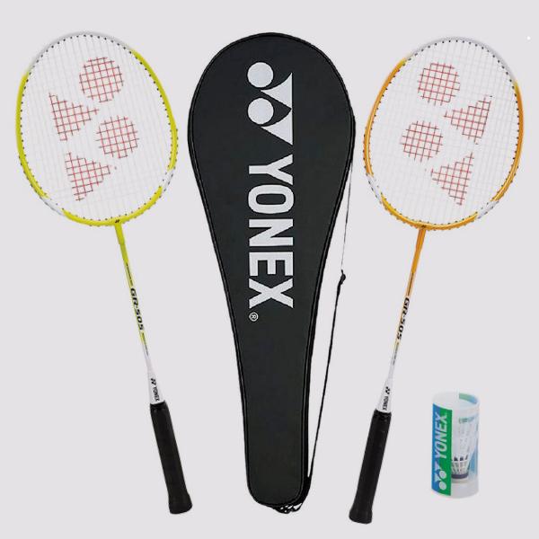 Yonex 2 Player Badminton Set Incl 2 Rackets / 2 Shuttles