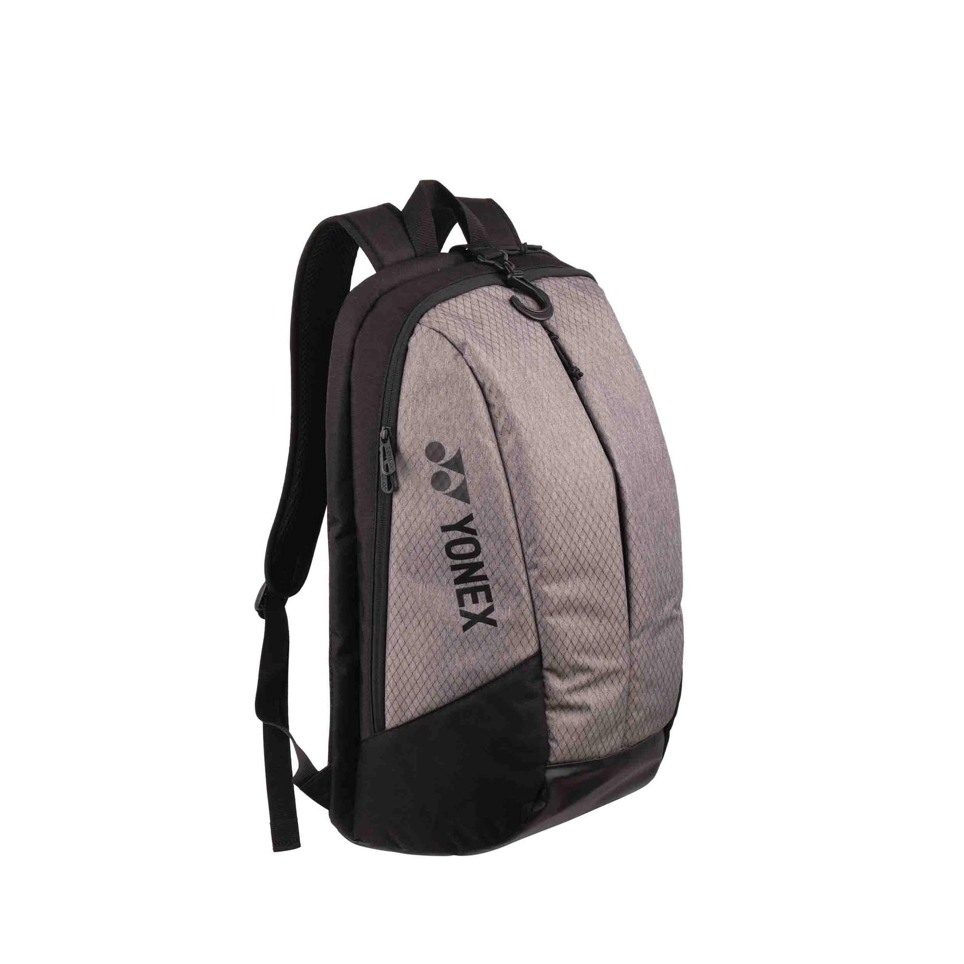 Yonex badminton team backpack with multiple compartments and adjustable straps, designed for sports and athletic use.