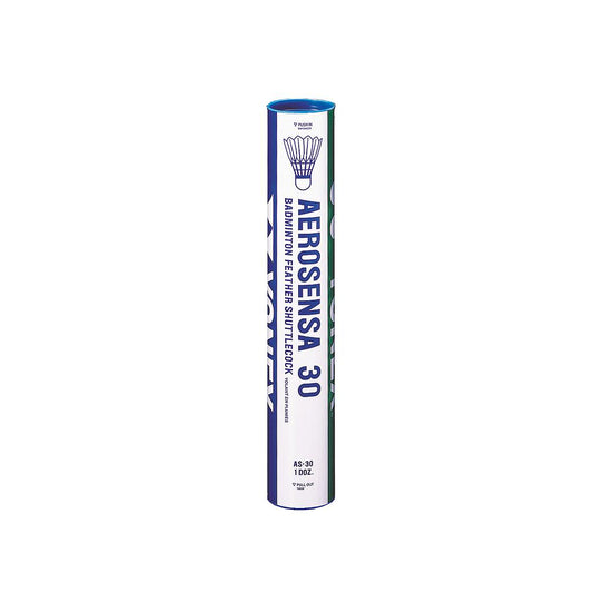 Yonex Aerosensa 30 badminton shuttles in a tube, sporting goods equipment for badminton players