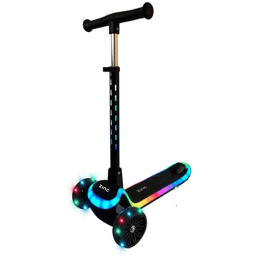 Zinc 3 Wheeled Folding LED Senshine Scooter