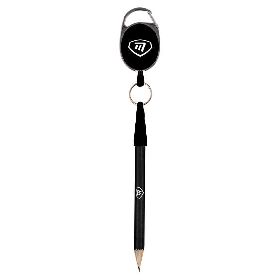 Masters Retract Holder with Pencil for sporting goods, featuring a sleek design and convenient retractable pencil holder.