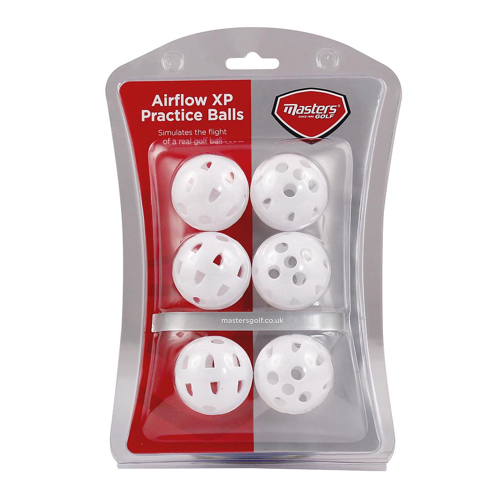 Masters Airflow Practice Balls Pack of 6