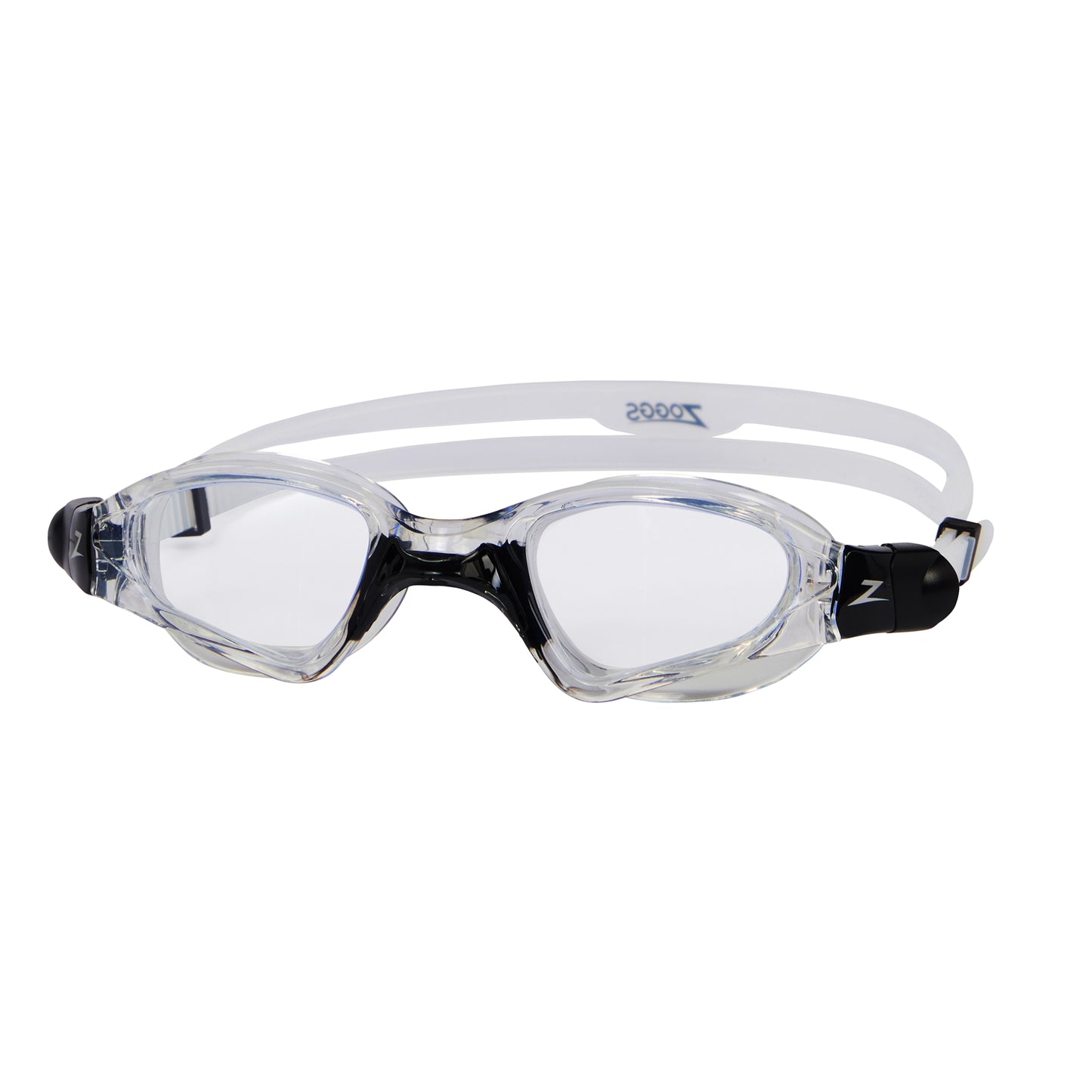 Zoggs Snr Spectra swimming goggles with clear lenses and adjustable straps, designed for comfortable fit and optimal vision.