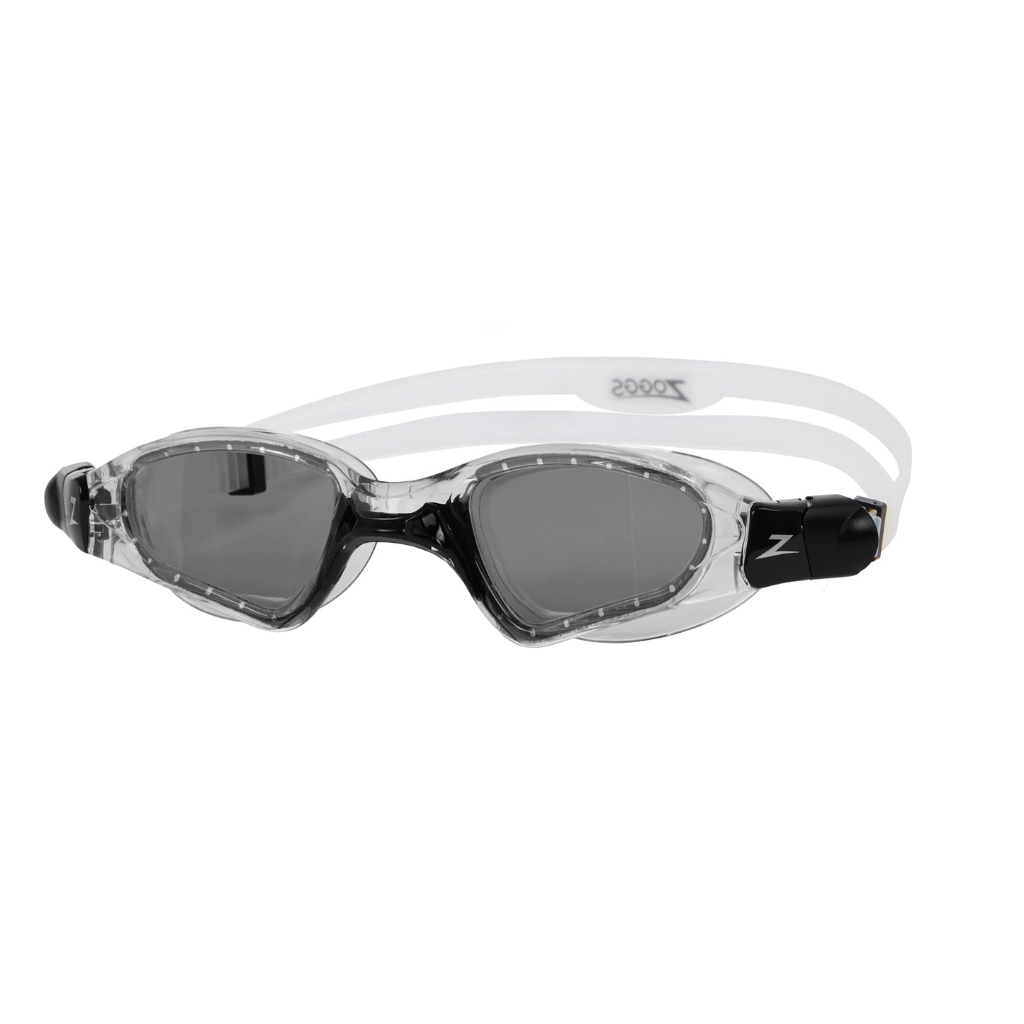 Zoggs Snr Spectra swimming goggles with clear lenses and adjustable strap, designed for comfortable fit during swimming.