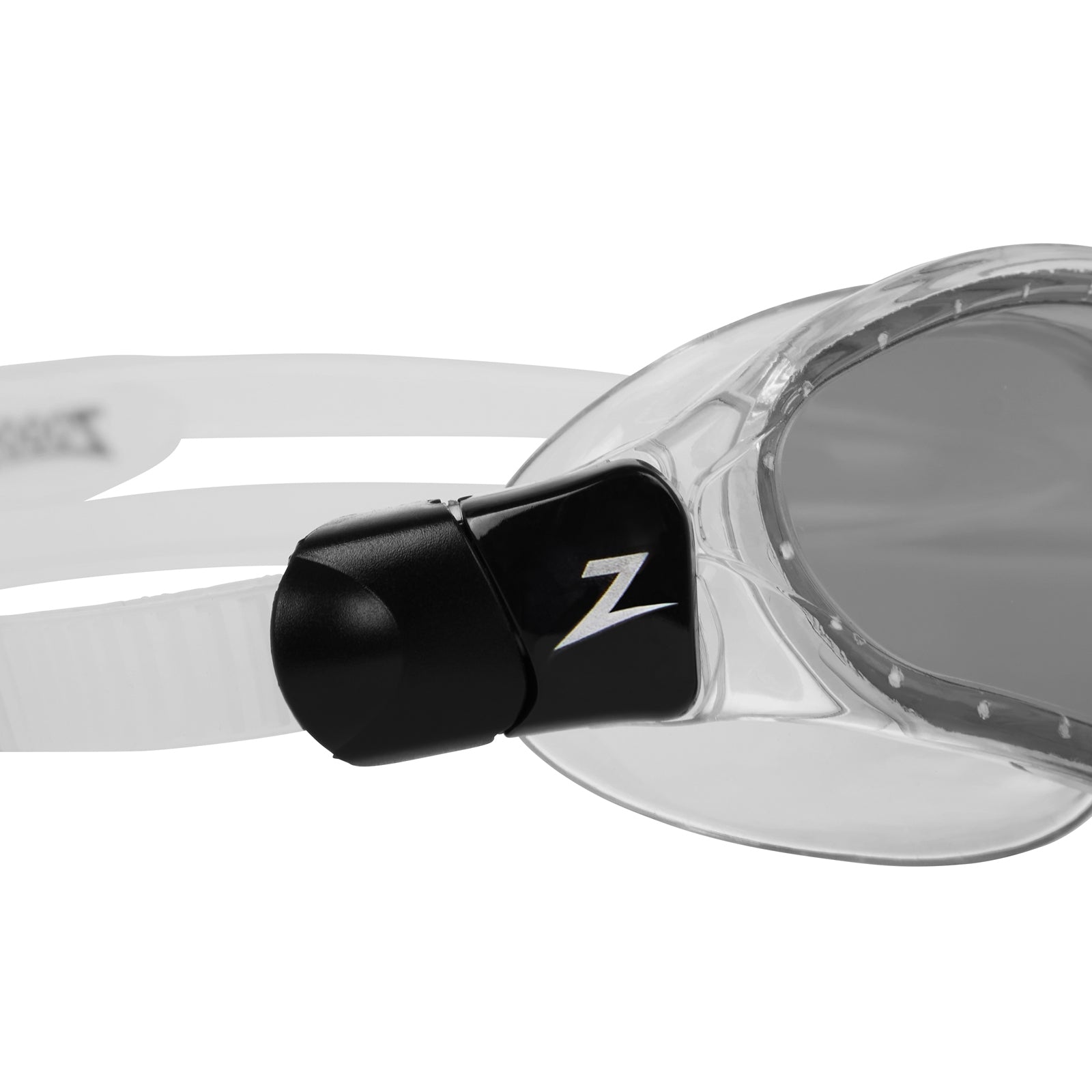 Zoggs Snr Spectra swimming goggles with clear lenses and adjustable strap, designed for comfortable swim training.