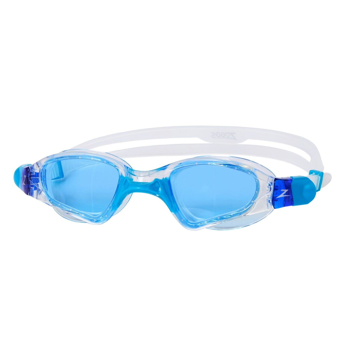 Zoggs Snr Spectra swimming goggles with clear lenses and adjustable strap, designed for comfortable swimming.