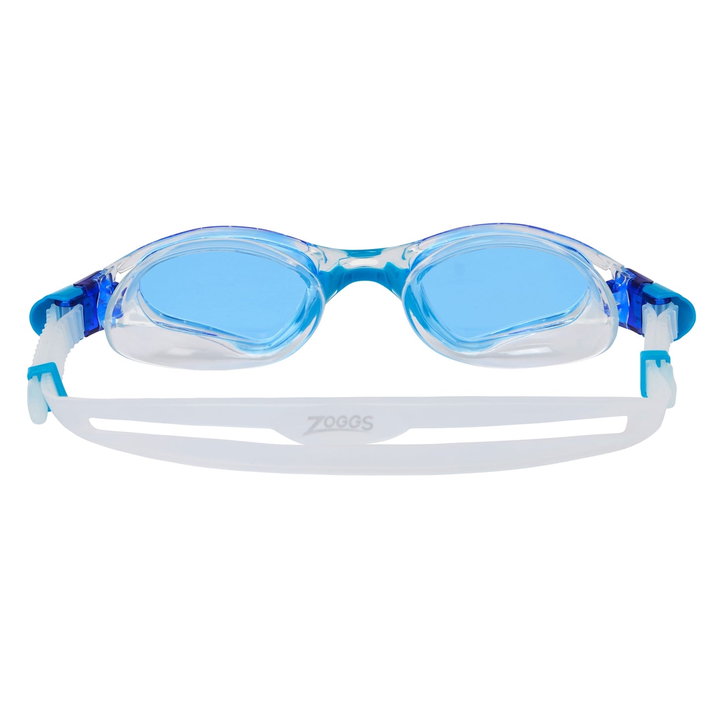 Zoggs Snr Spectra swimming goggles with clear lenses and adjustable strap, designed for comfortable swimming.