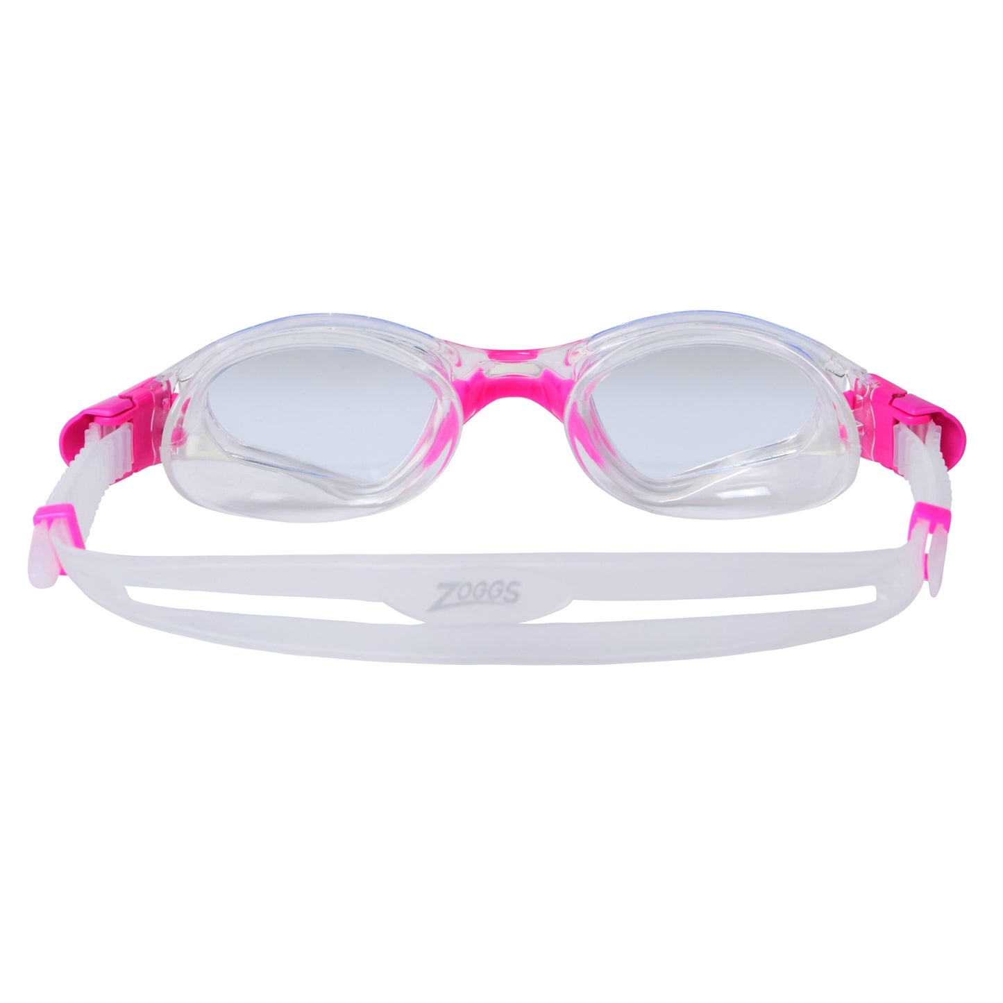 Zoggs Snr Spectra swimming goggles with adjustable strap and clear lenses, designed for comfortable fit during swimming.