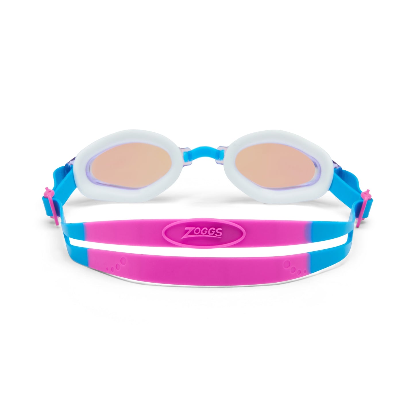Clear Zoggs Endura Max Titanium swimming goggles with adjustable straps and tinted lenses, designed for comfortable swim performance.