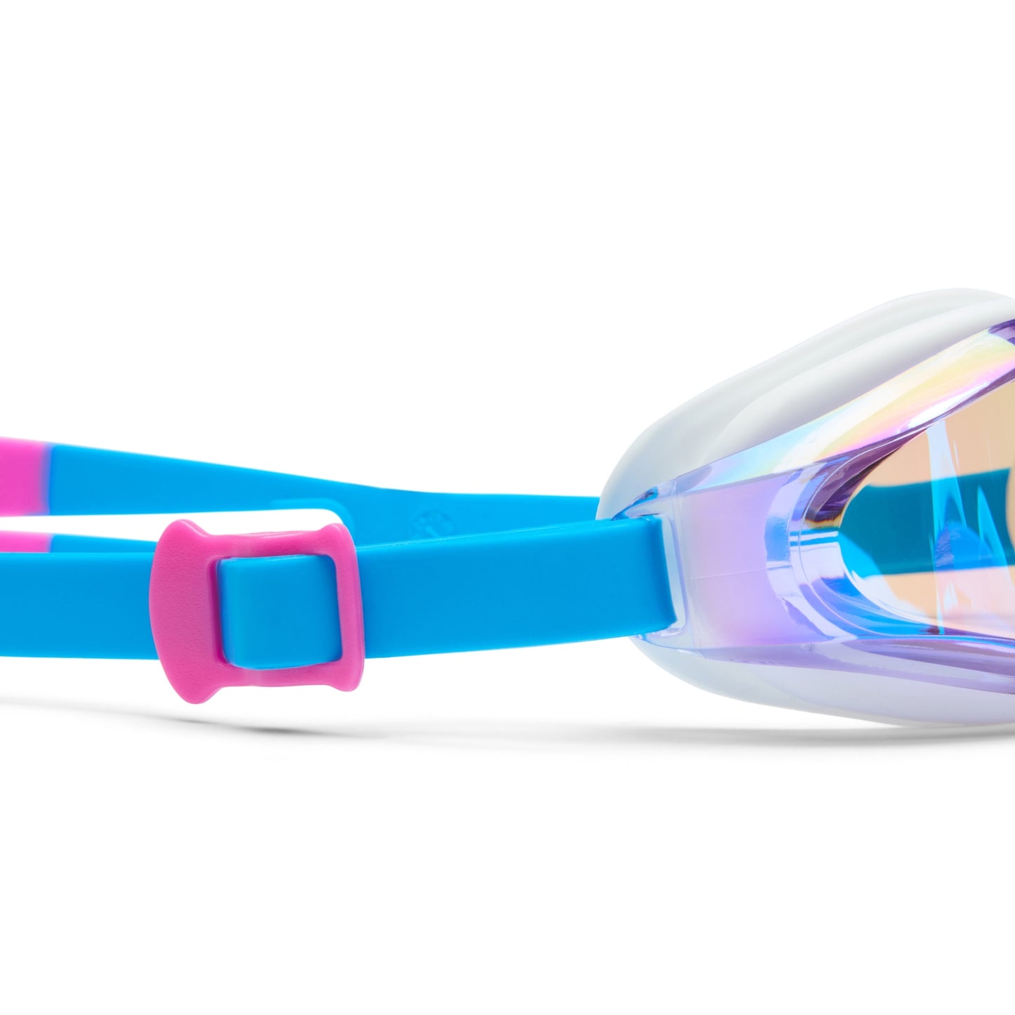 Zoggs Endura Max Titanium swimming goggles with adjustable strap and clear lenses, designed for comfortable fit and water visibility.