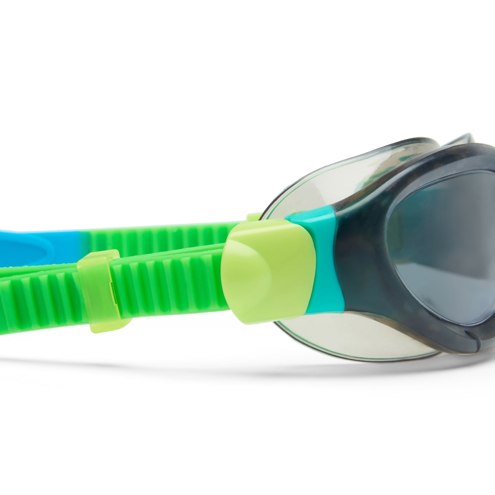 Zoggs Junior Phantom 2.0 swim goggles with blue and clear lenses, adjustable strap, and comfortable fit for young swimmers.
