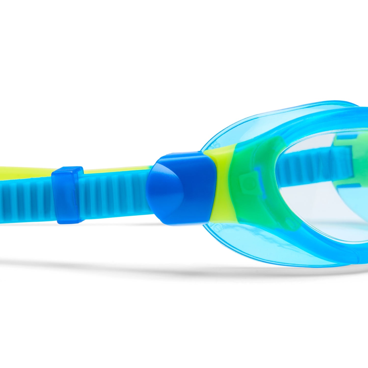Zoggs Junior Phantom 2.0 swim goggles with adjustable strap and clear lenses for kids' swimming activities.