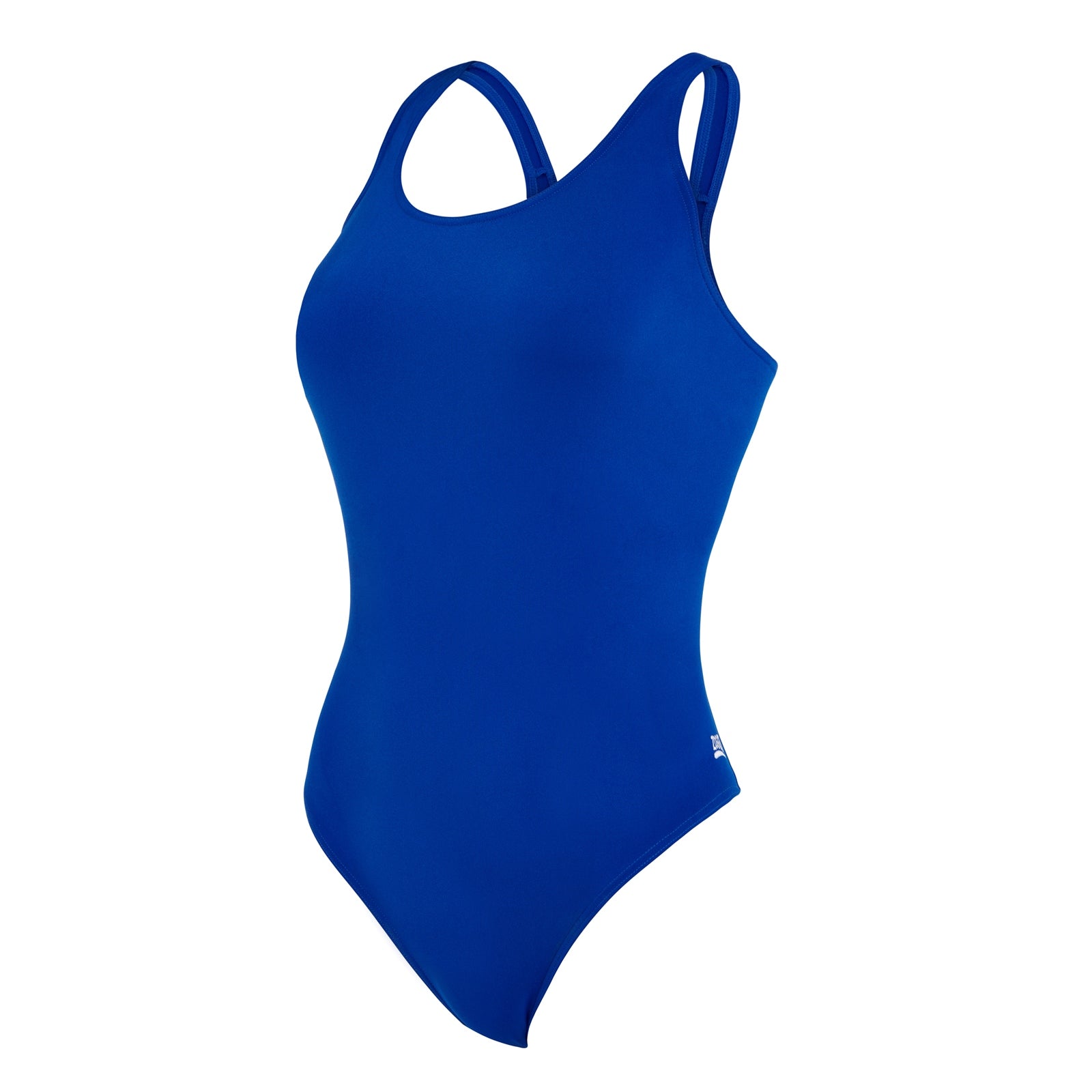 Zoggs Ladies Cottesloe Powerback black swimming costume with sleek design and supportive fit for women.