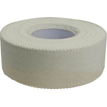 Medical zinc oxide strapping tape by Cartasport, showing a roll of white adhesive tape used for sports and injury support.