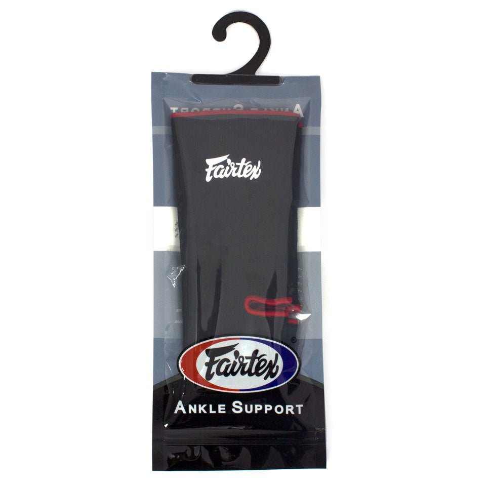 AS1 Fairtex Ankle Supports Black-Red