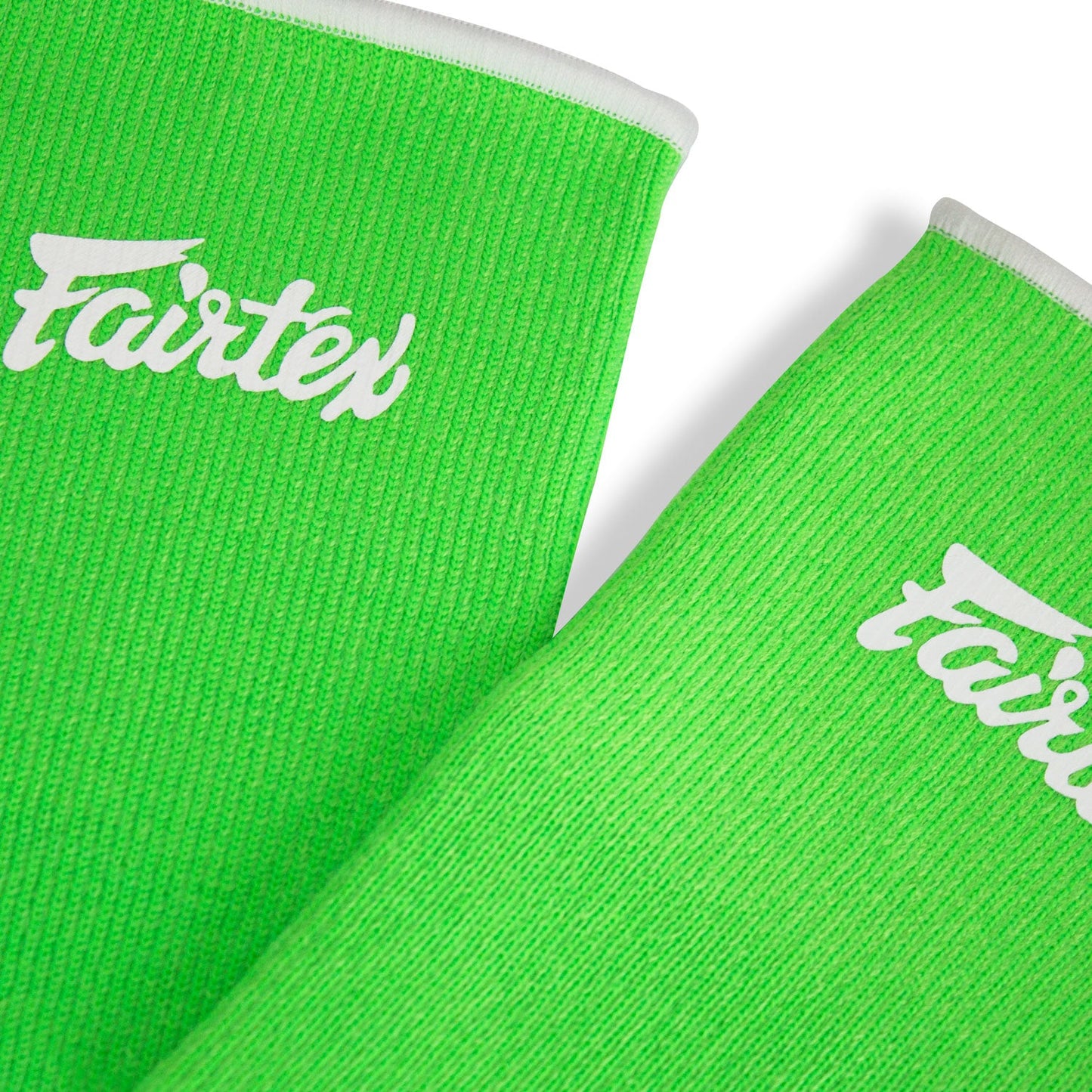 Fairtex Muay Thai Ankle Supports Green-White