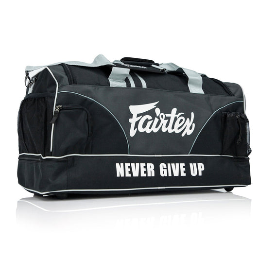 Fairtex Muay Thai Boxing Heavy Duty Gym Bag Black-Grey