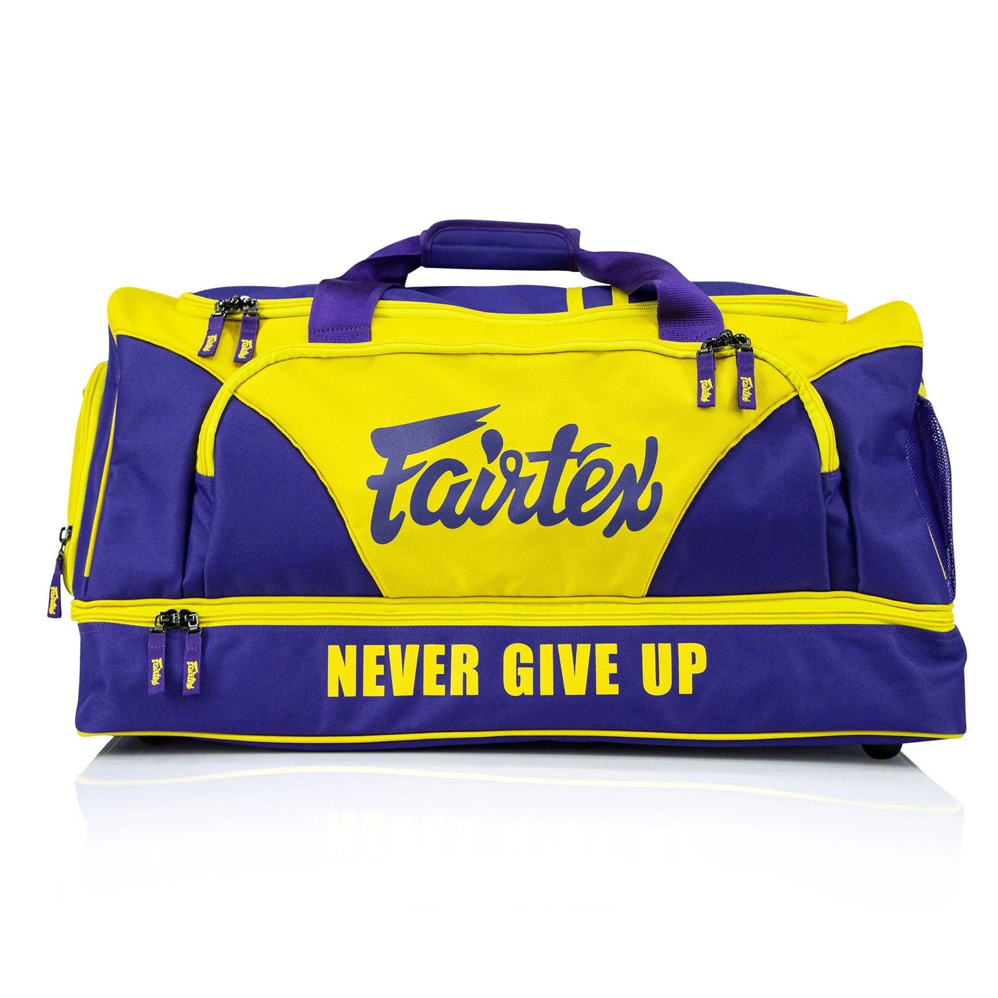 Fairtex Muay Thai Boxing Heavy Duty Gym Bag Purple-Yellow