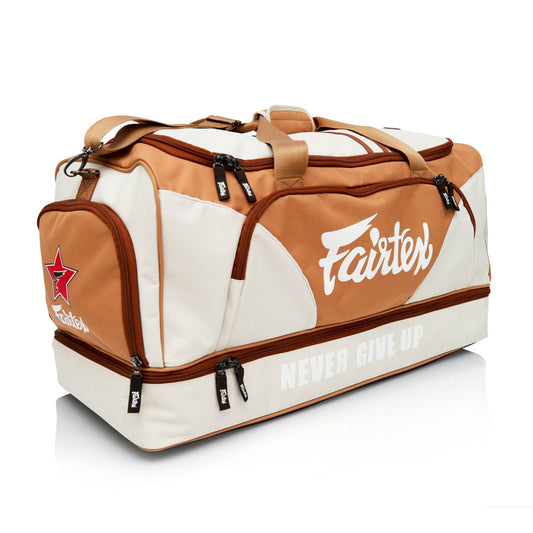 Fairtex Muay Thai Boxing Heavy Duty Gym Bag Vintage Khaki