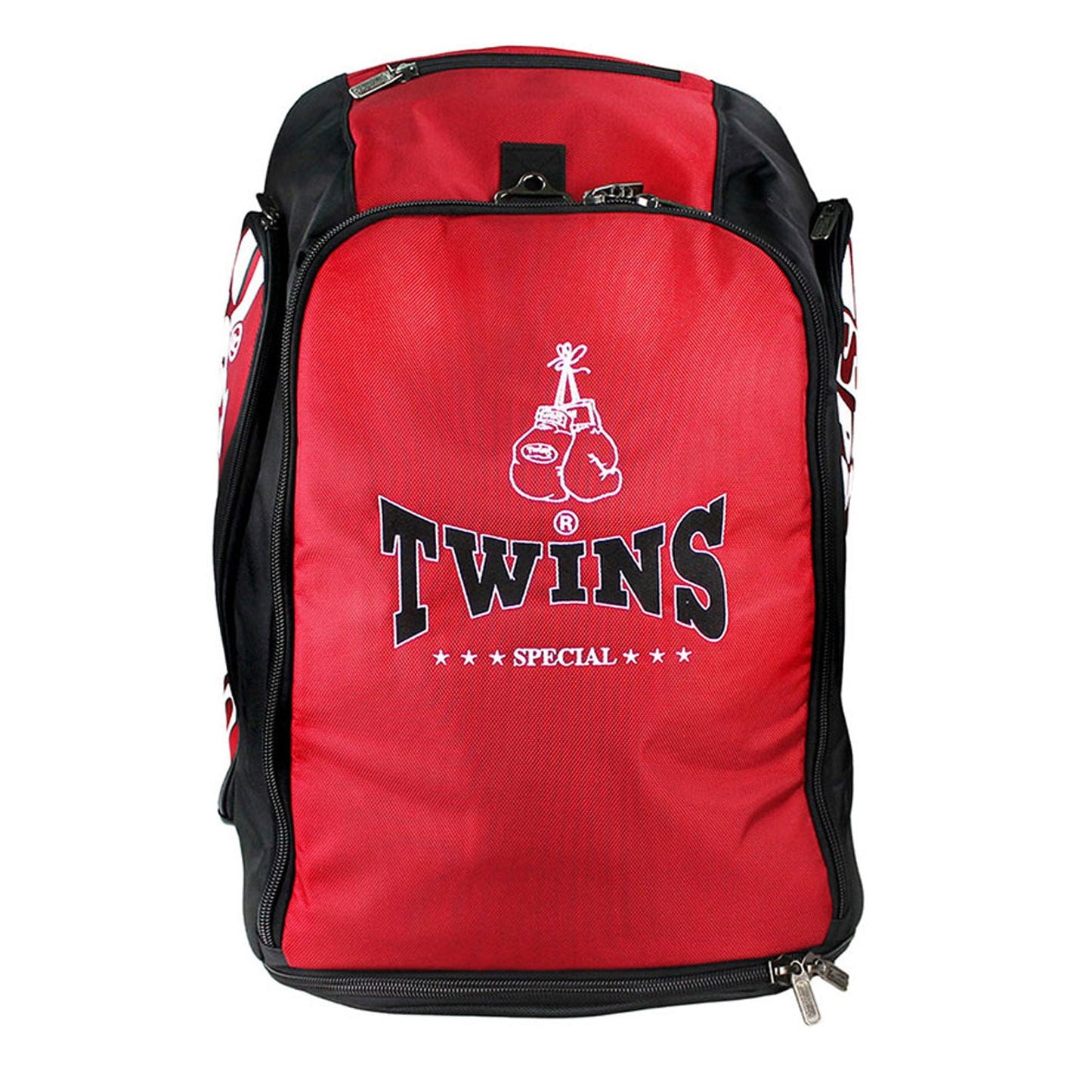 Twins Muay Thai Boxing Convertible Rucksack Red-Black