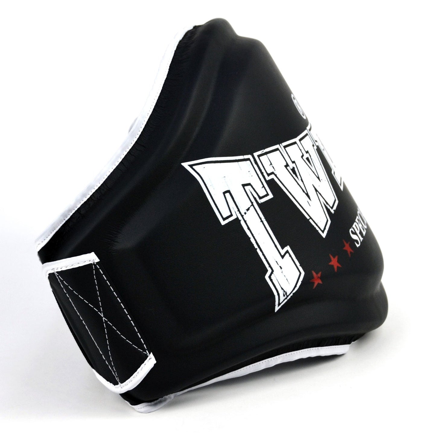 Twins Muay Thai Boxing Large Logo Belly Pad Black-White