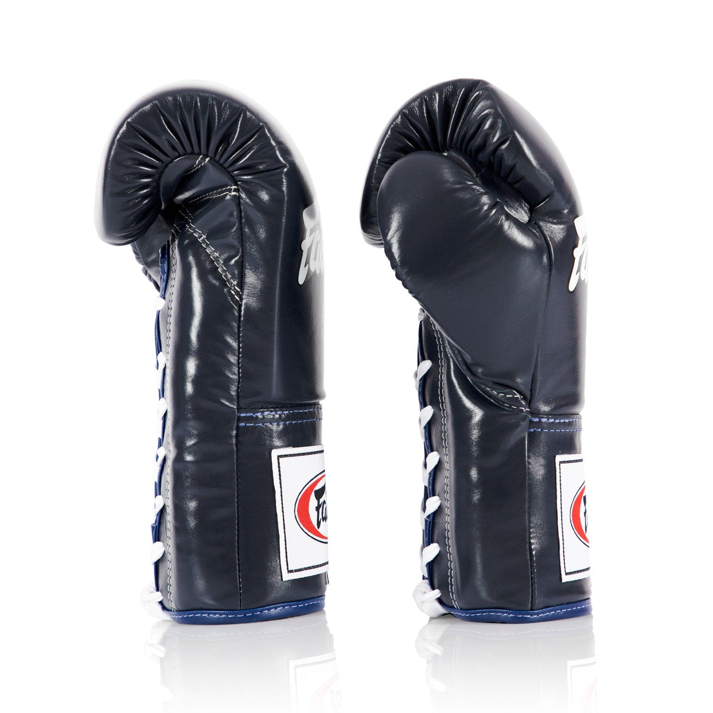 Fairtex Muay Thai Boxing Lace-up Competition Boxing Gloves Blue