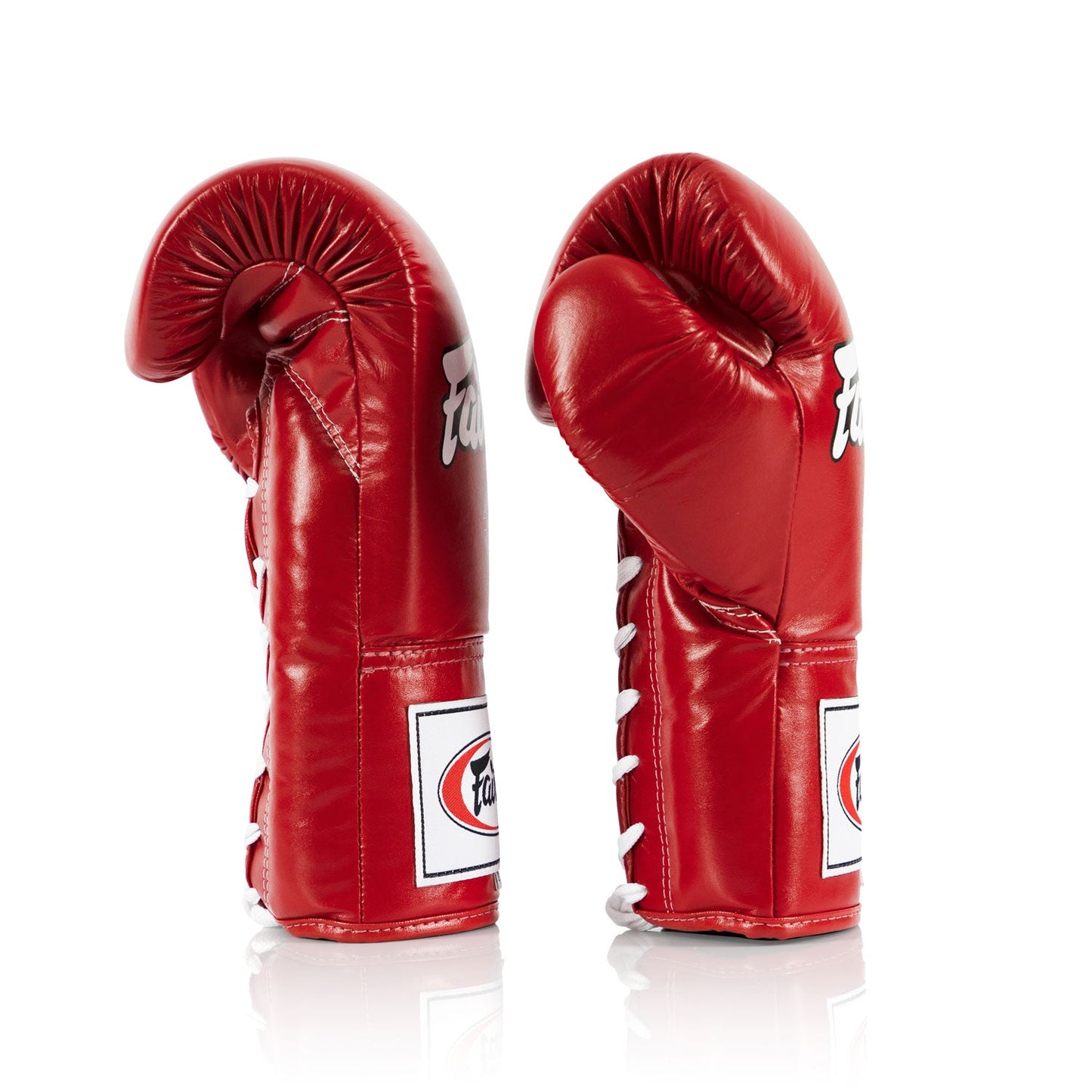 Fairtex Muay Thai Boxing Lace-up Competition Boxing Gloves Red