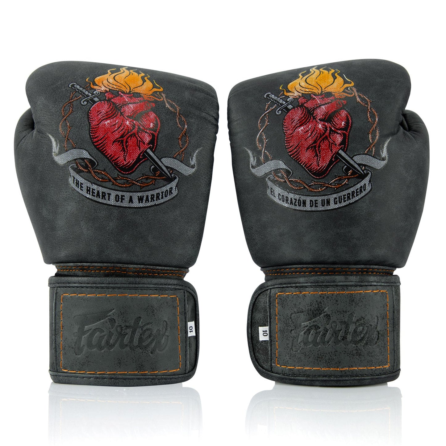 Fairtex X Tom Atencio Heart of The Warrior Muay Thai Boxing Gloves