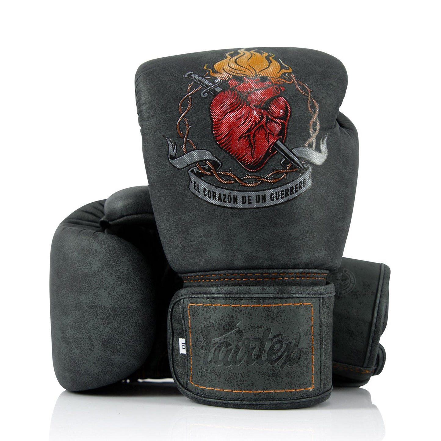 Fairtex X Tom Atencio Heart of The Warrior Muay Thai Boxing Gloves