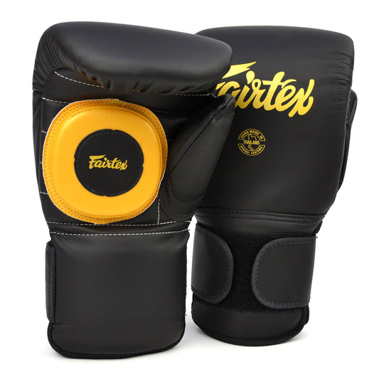 BGV13 Fairtex Coach Sparring Gloves Black-Gold