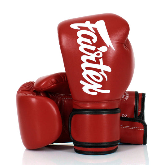 Fairtex Microfibre Muay Thai Boxing Gloves Red