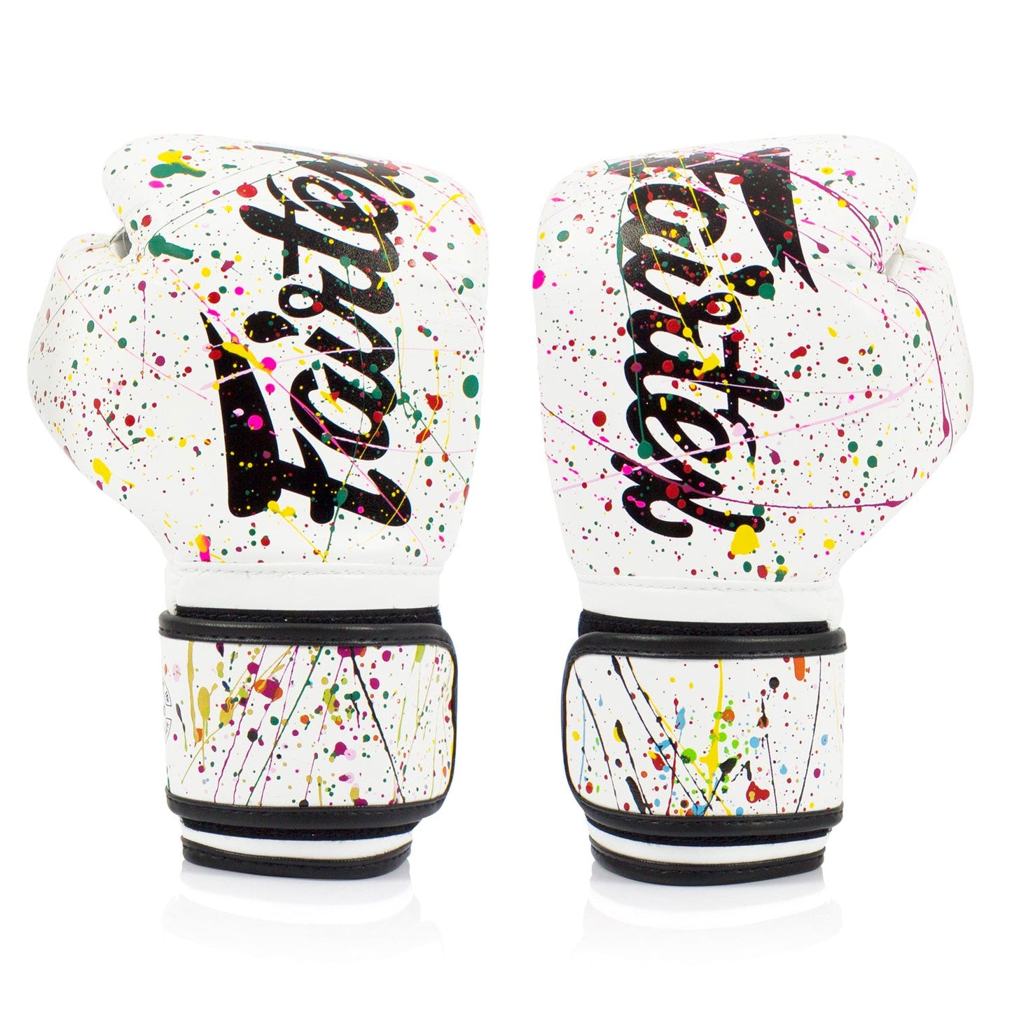 Fairtex Painter Microfibre Muay Thai Boxing Gloves White